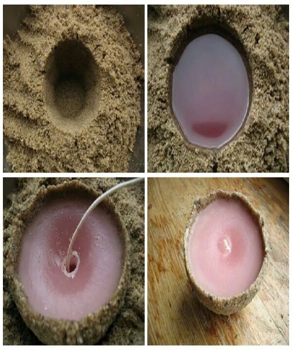 DIY sand candle Trusper