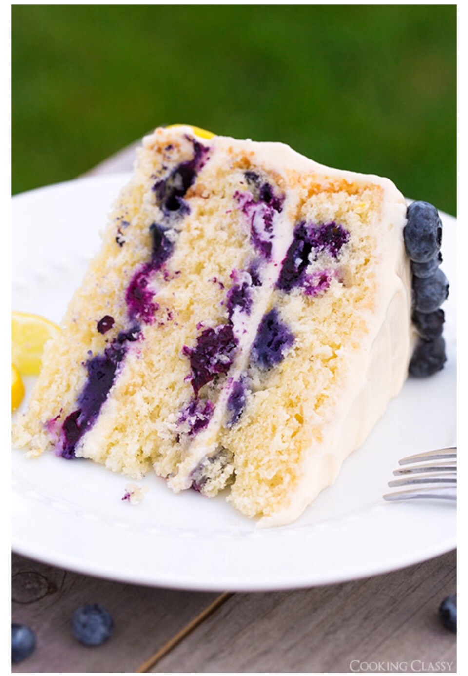 Blueberry Layer Cake With Cream Cheese Frosting Blueberry Layer Cake With Cream Cheese Frosting