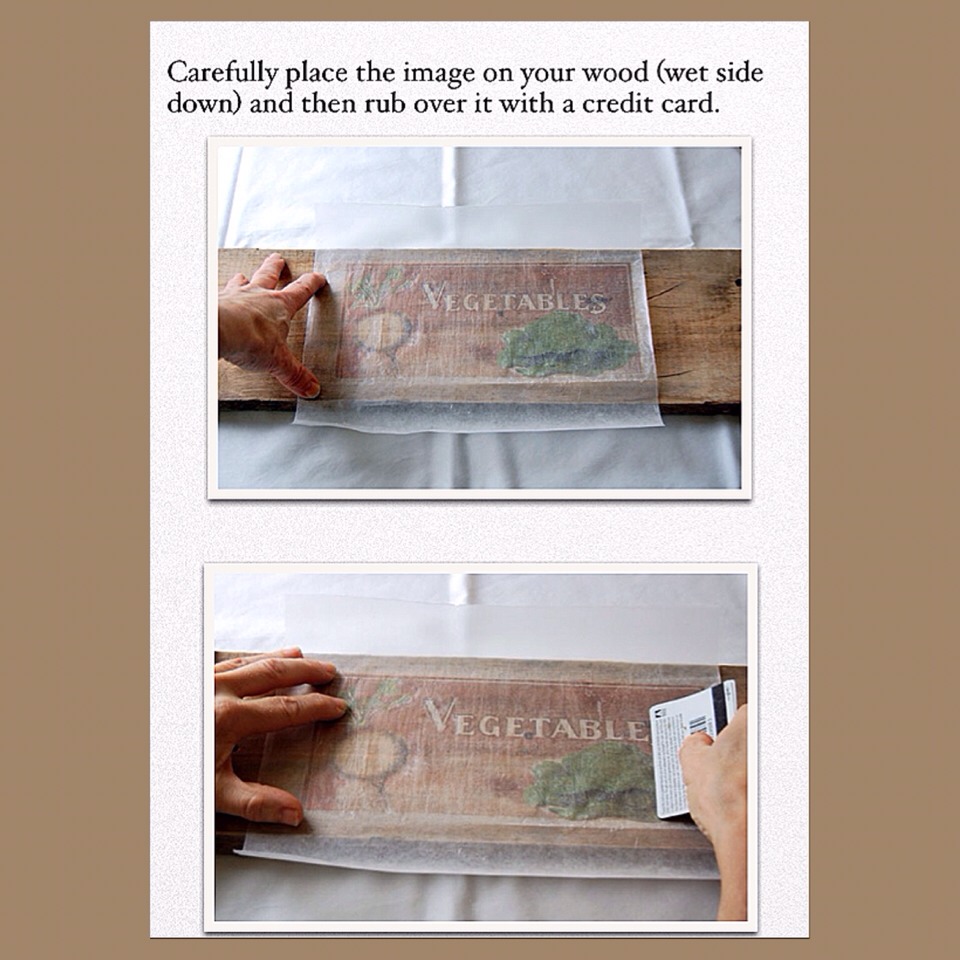 How to Wood Waxed Paper Transfer Trusper