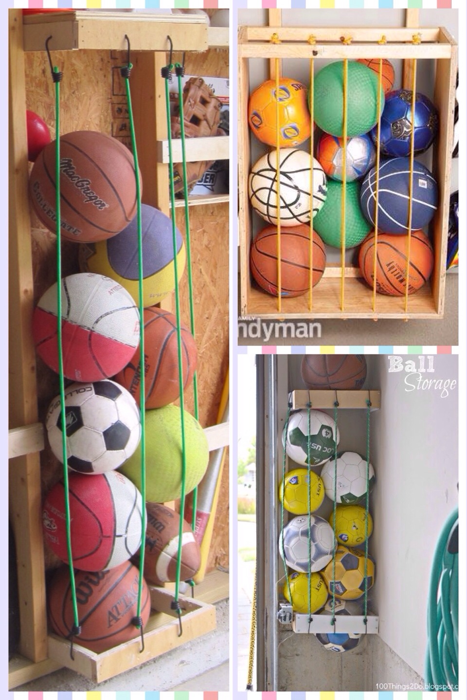 More Storage Ideas, Using Bungee Cords. Who Would�ve Knew