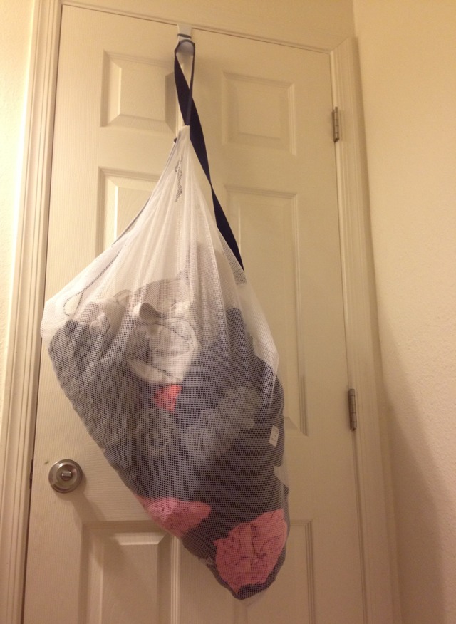 How To Make A Laundry Bag Using An Old Pillow Case And Embroidery Hoop