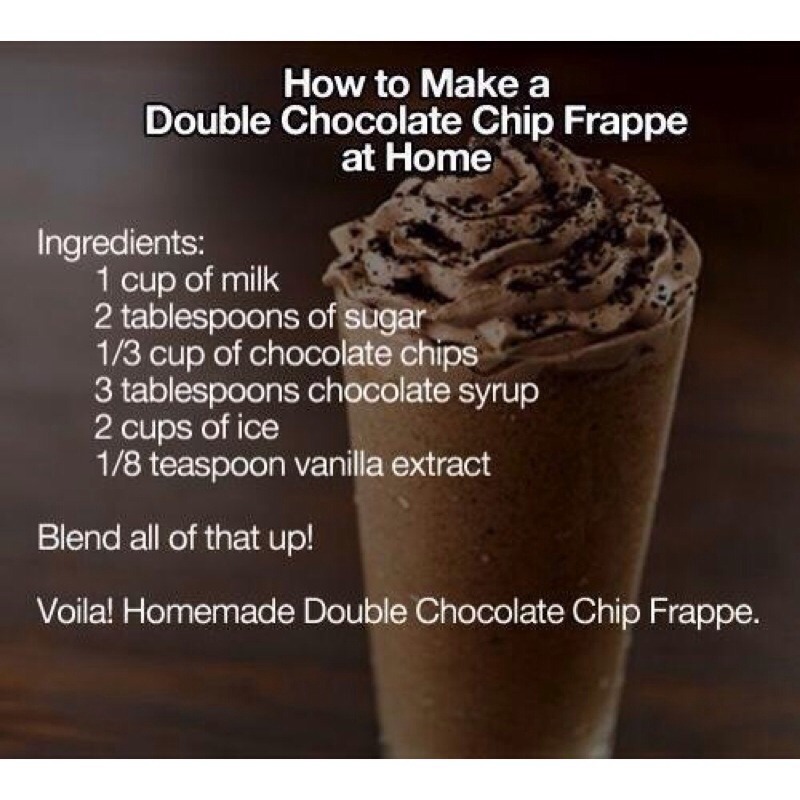 Chocolate Chip Frappe Recipe With Coffee Chocolate Chip Frappe Recipe With Coffee