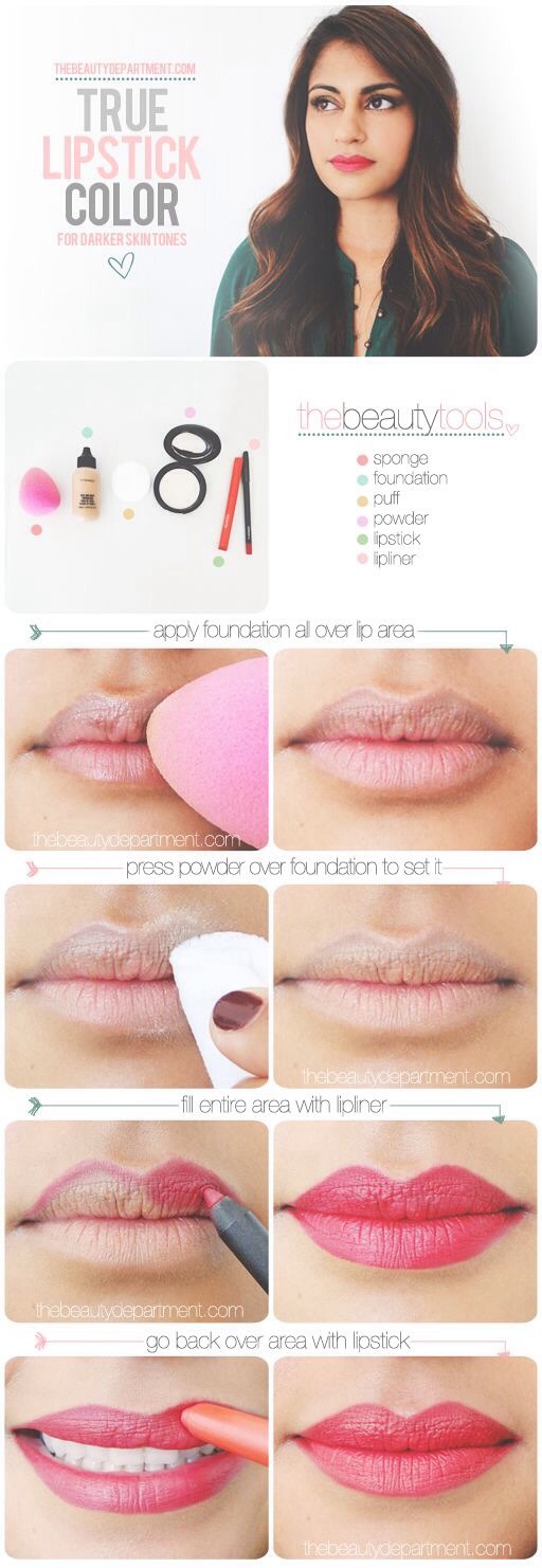 💄💋Neutralize Your Natural Lip Color So Your Lipstick Wears True! Amazing!💋💄 Trusper