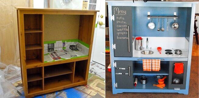 Play Kitchen From Old Furniture | diy old furniture turned into a play kitchen trusper Play Kitchen From Old Furniture | diy old furniture turned into a play kitchen trusper