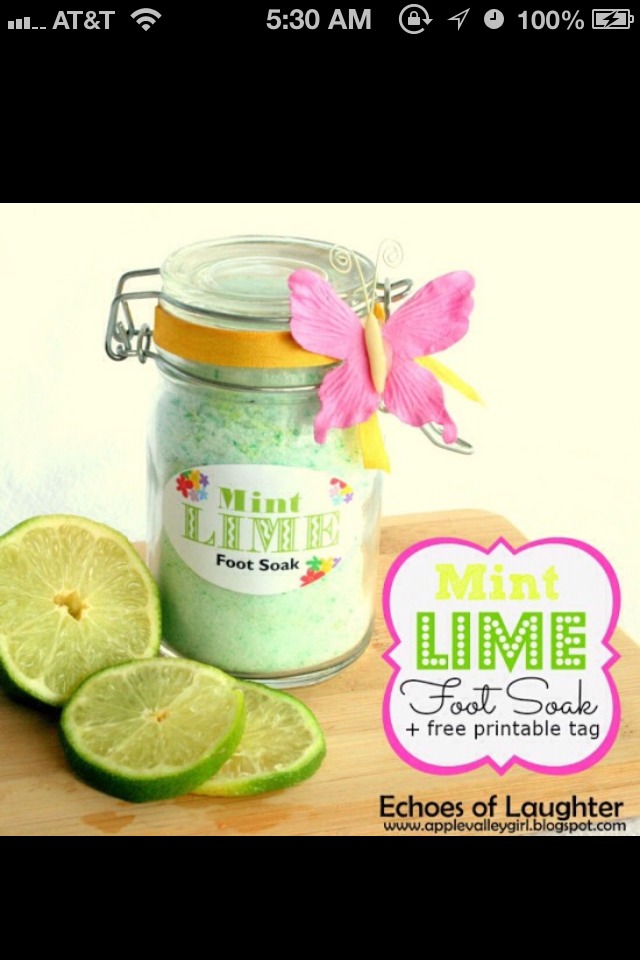 Diy Lime Mint Foot Soak Trusper Diy Lime Mint Foot Soak Trusper