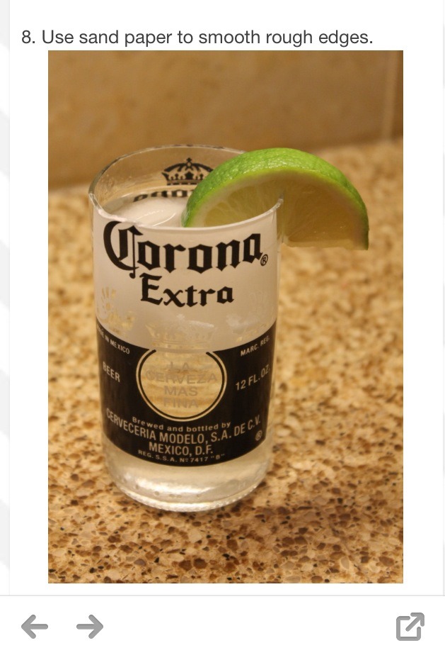 Make Glasses Out Of Your Favorite Beer, Wine Or Liquor Bottles. Trusper