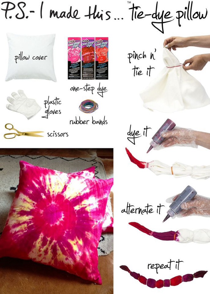 🌺Diy Tie Dye Pillow🌺 Trusper