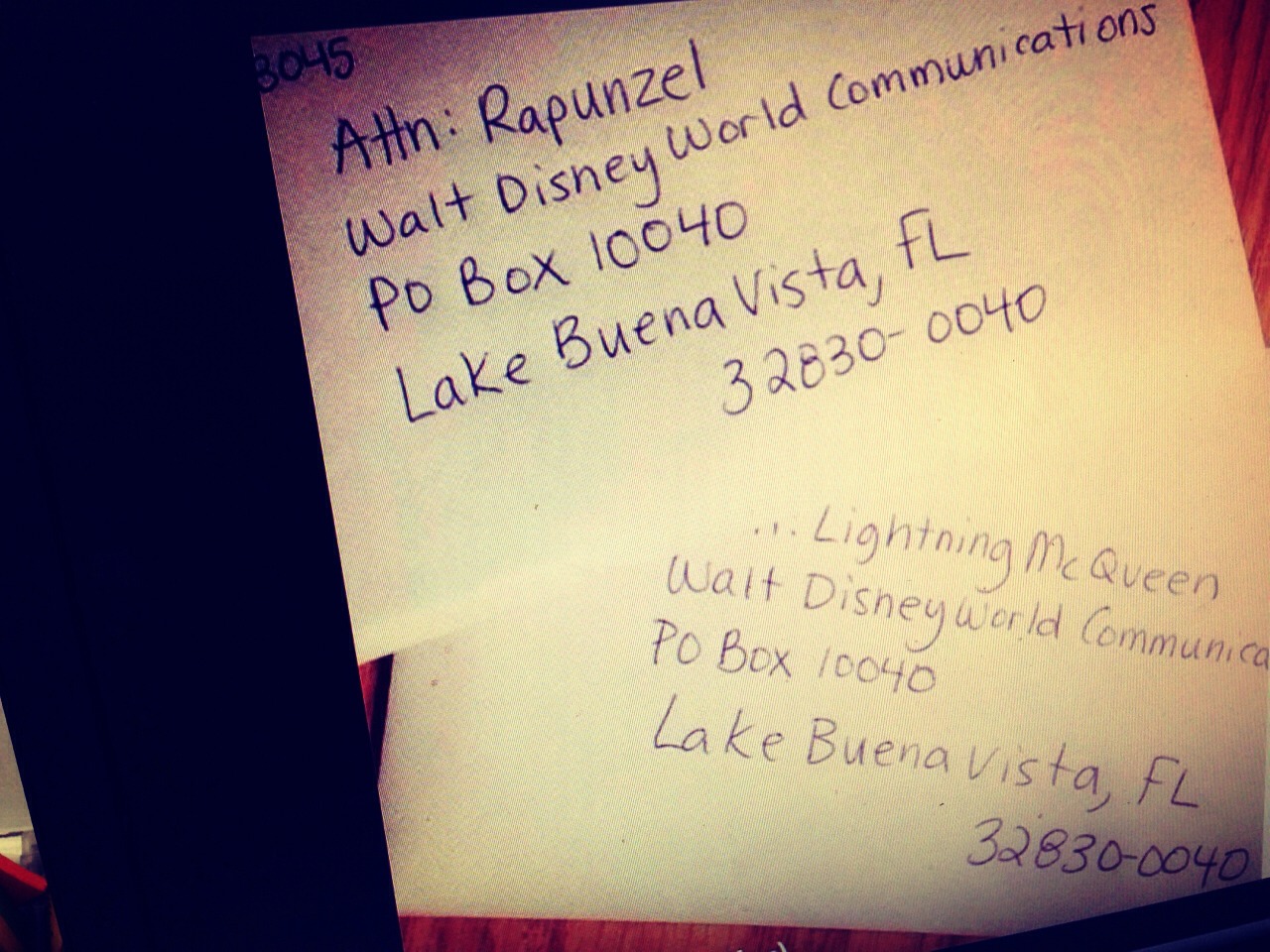 Disney character letters image