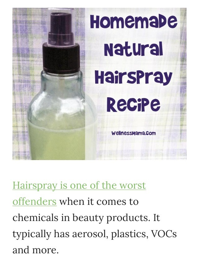 Homemade Natural Hairspray Recipe👸😉💞💁 Trusper