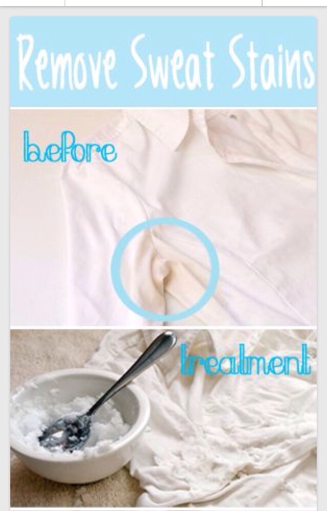 "How To Remove Sweat Stains" Trusper