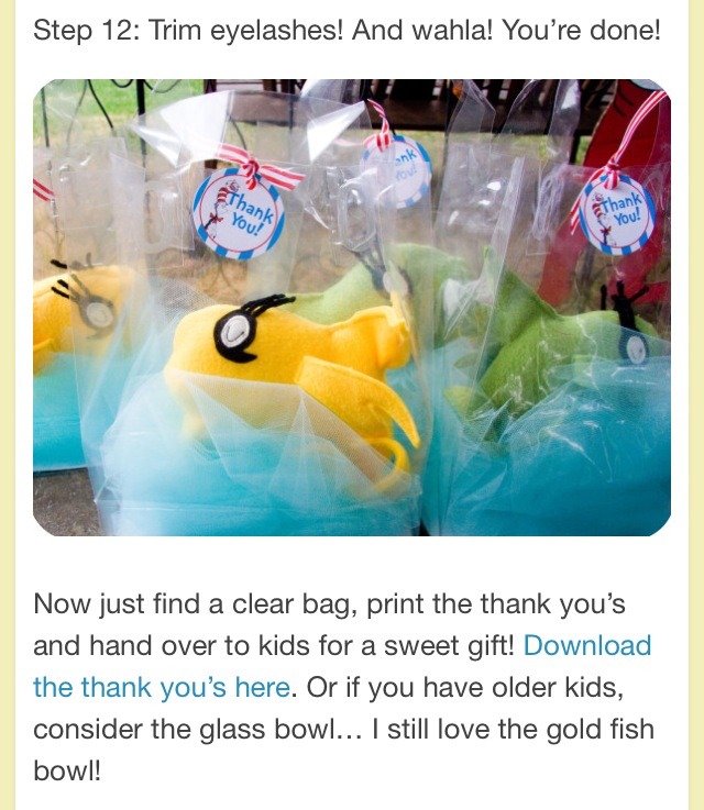 🐠Diy Dr.Seuss Party Fish Bowl Favors🐠 Trusper