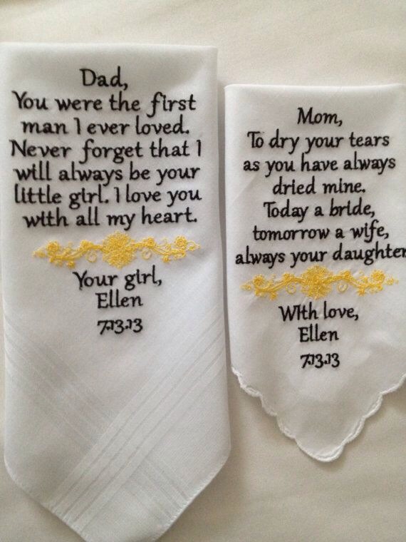 Adorable Gift For Mom And Dad On Your Wedding Day Trusper