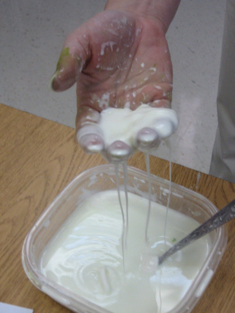 Corn Starch And Water Slime Trusper