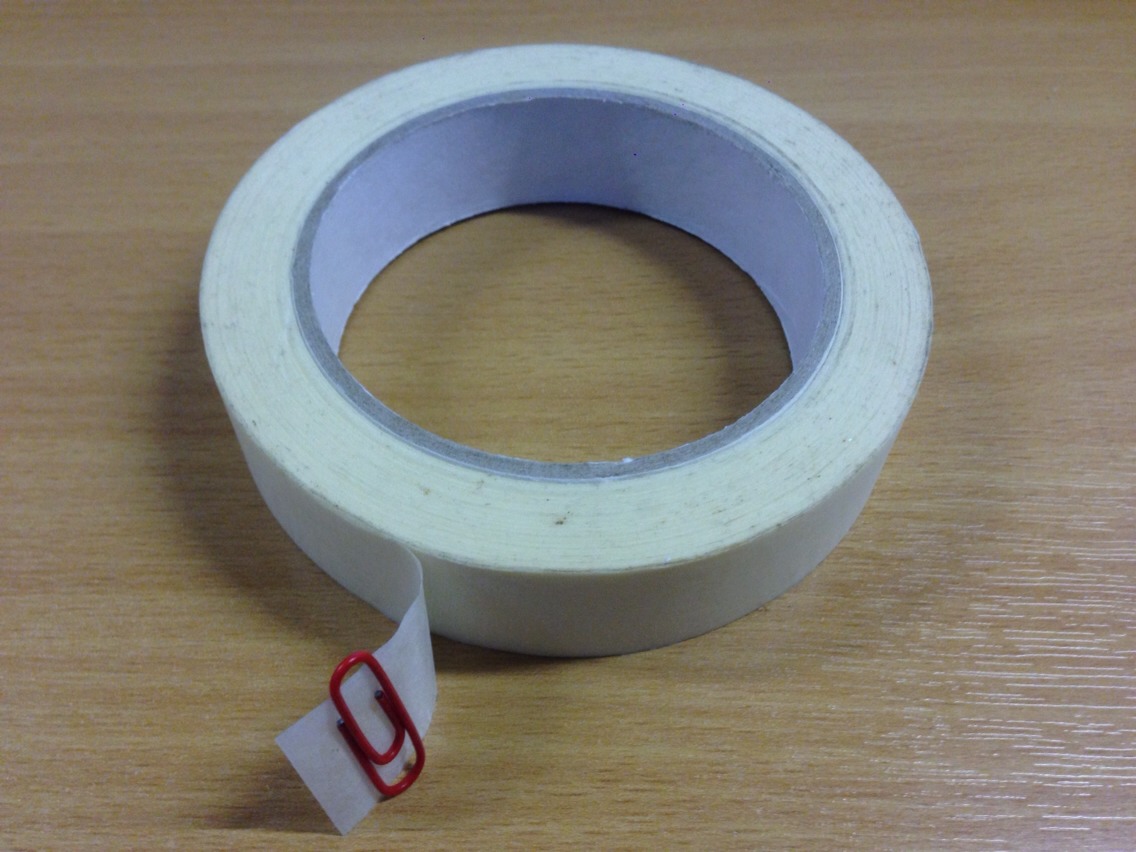 Use a Paperclip to find the end of a roll of Tape Trusper