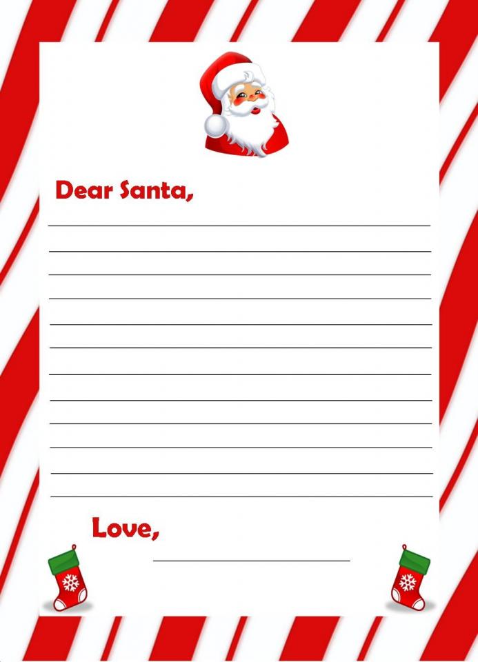 Free Printable Letter From Santa Templates New Calendar Template Site