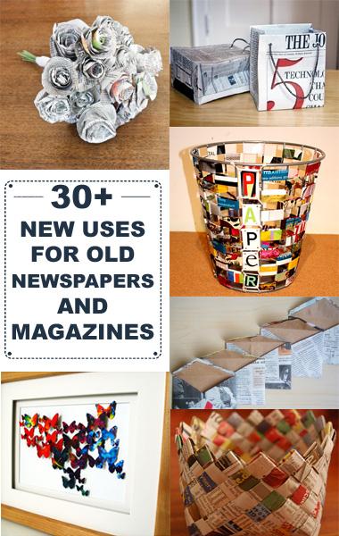 30 New Uses For Old Newspapers And Magazines | Trusper
