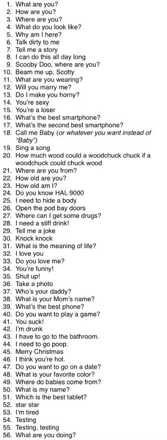 100 Questions To Ask Siri... Have Fun!