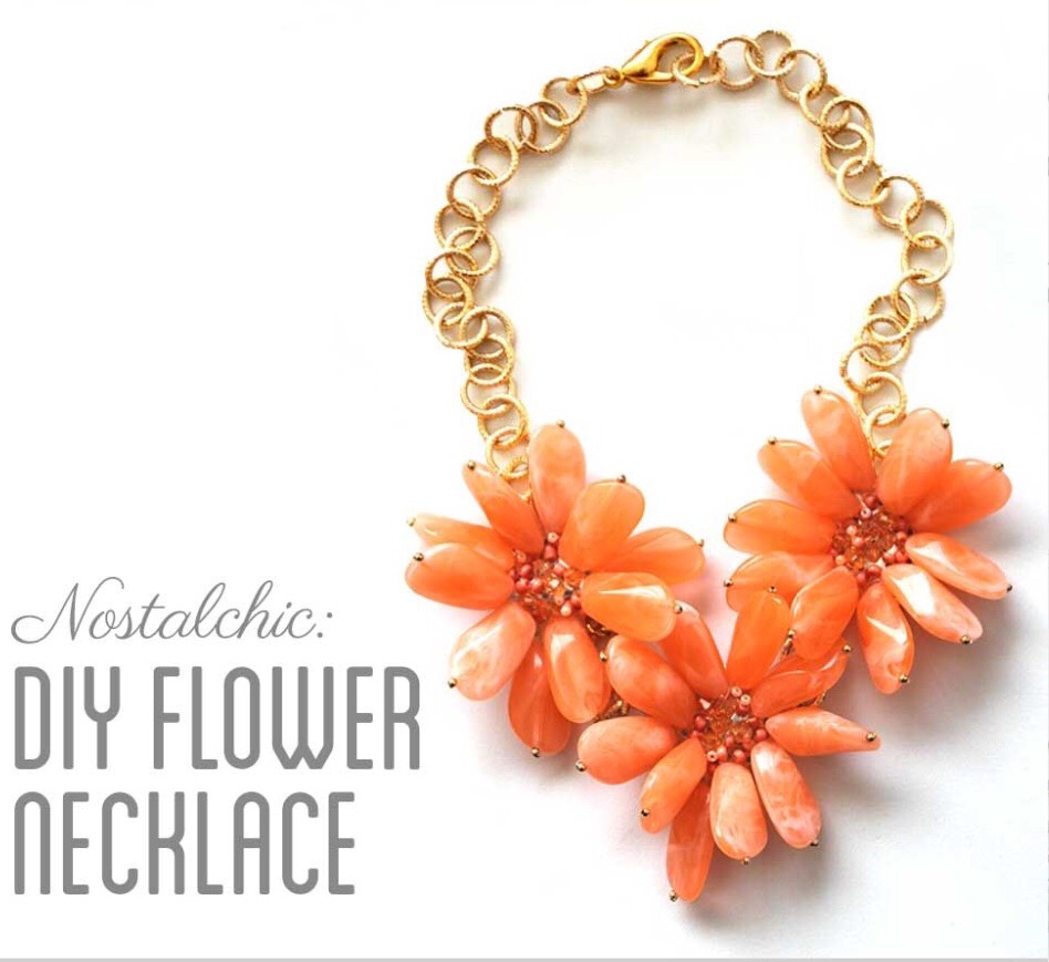 🎀 DIY Flower Necklace 🎀 Trusper