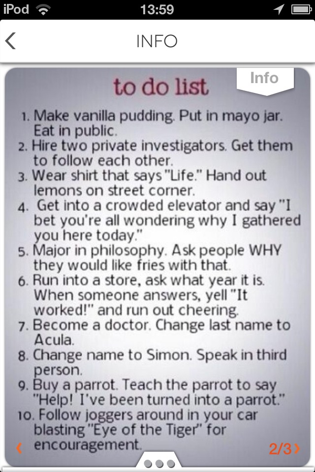 Funny Todo List Before You Die Trusper
