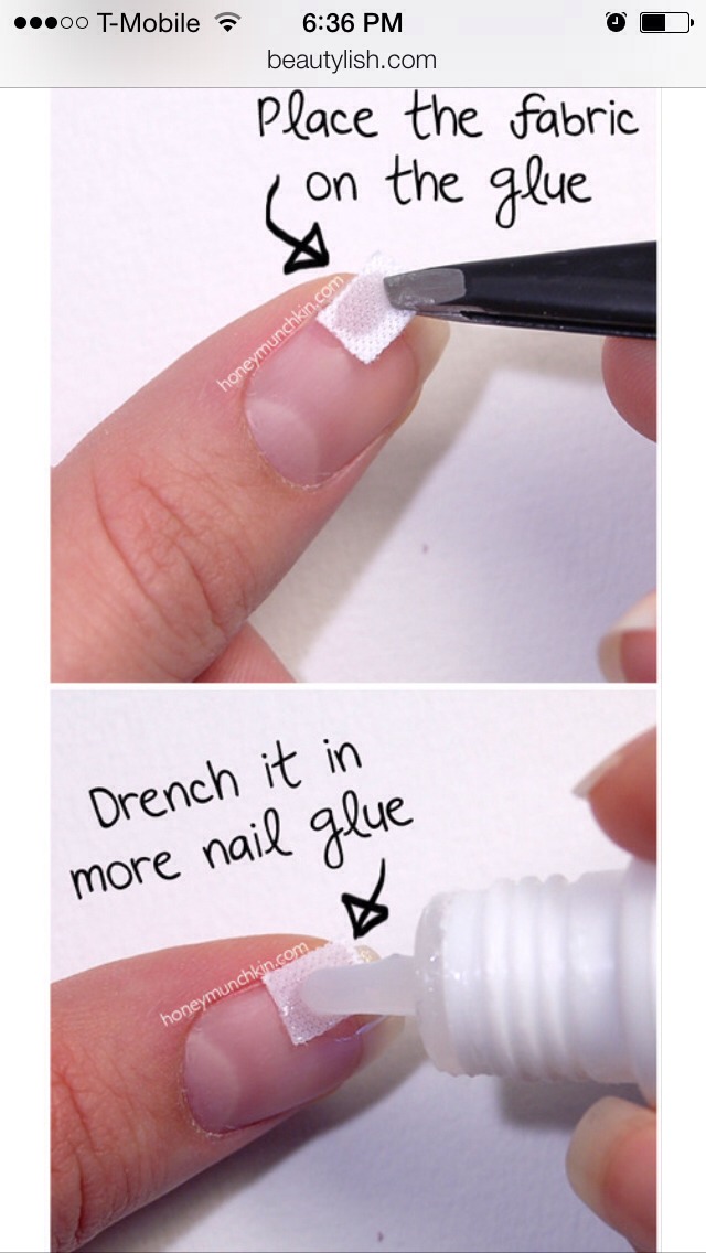 How To Fix A Broken Nail "nail Bandaid" Trusper