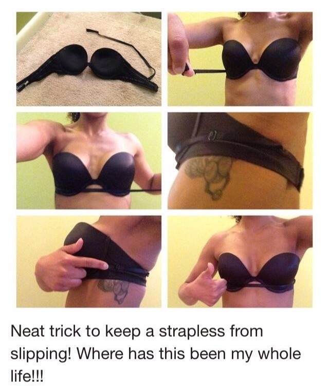 How to Hold Strapless Bra in Place👌💋💁 Trusper