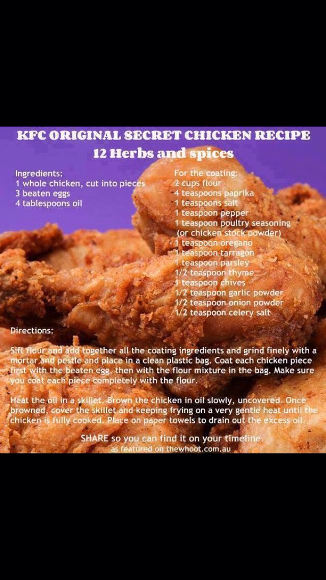 Kfc coupons 12 herbs and spices