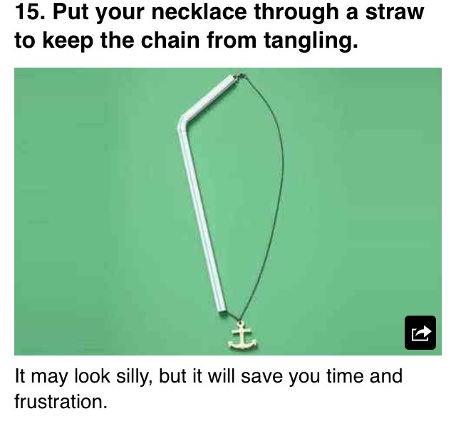 Keep Your Necklaces From Tangling! Trusper