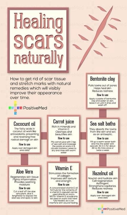 Heal to  remover Scars Naturally! natural makeup alternatives