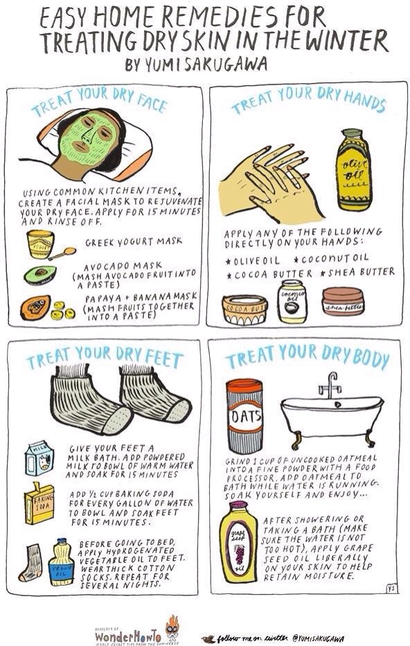 Home Remedies For Dry Skin Trusper