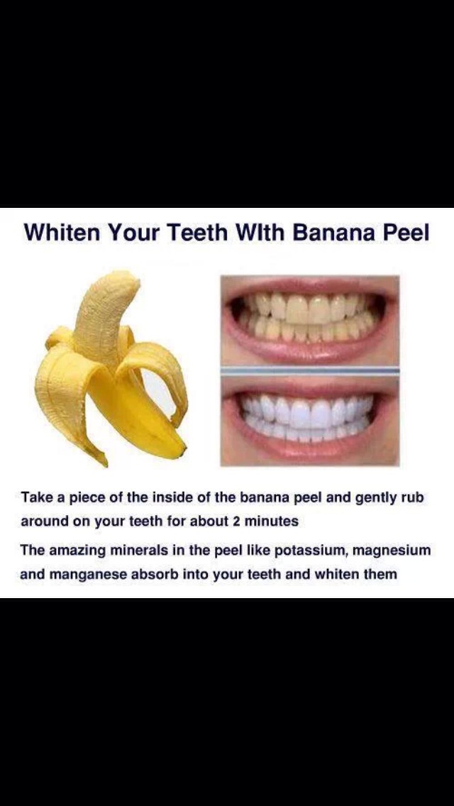 Banana Peel Teeth Whiting Trusper