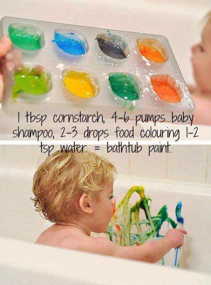 DIY Bath Time Finger Paints Trusper