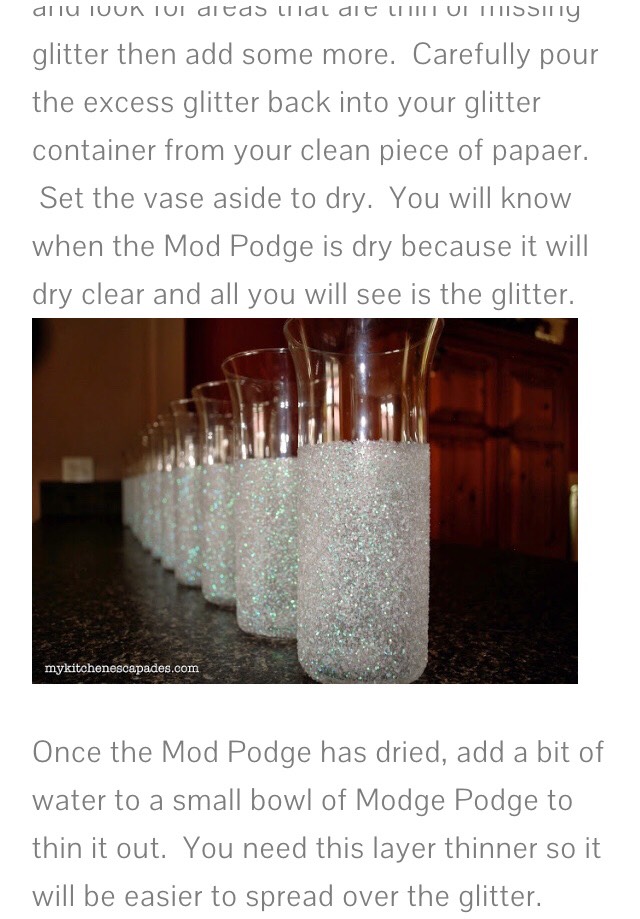Diy Glitter Vases 💎 Trusper