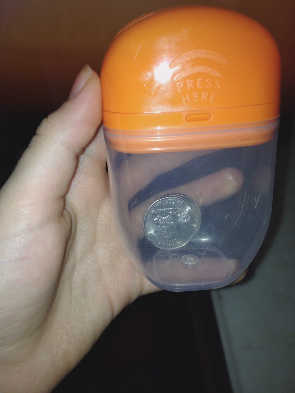 Use An Empty Large Tic Tac Container For Loose Change Trusper