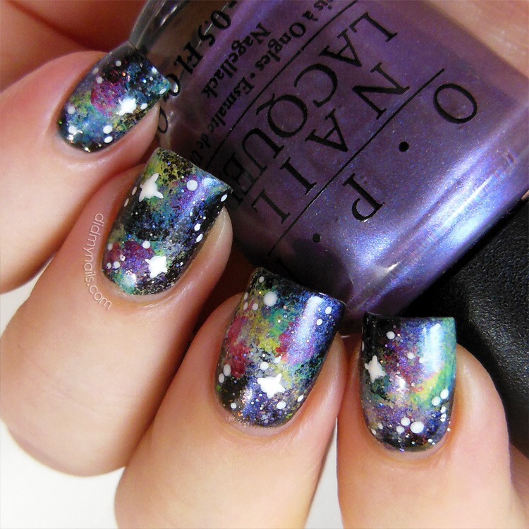 Galaxy Nails! Simple And Cute! | Trusper