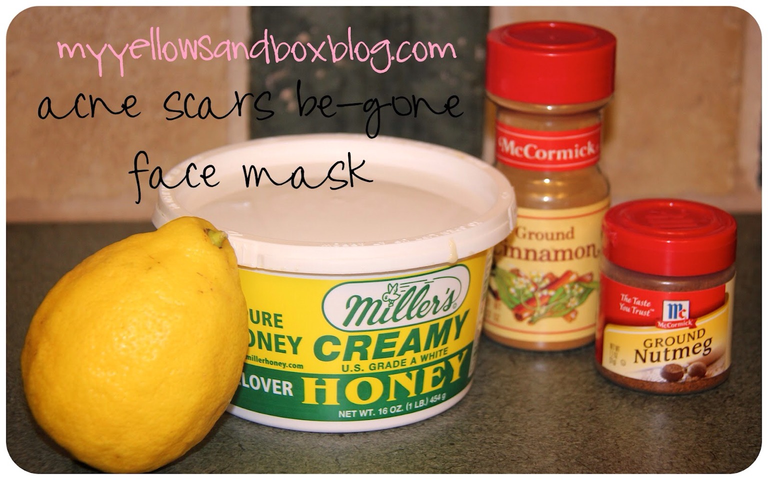 Remove Acne Scars Use Lemon, Cinnamon,Nutmeg And Honey 1 Tbs Each Put