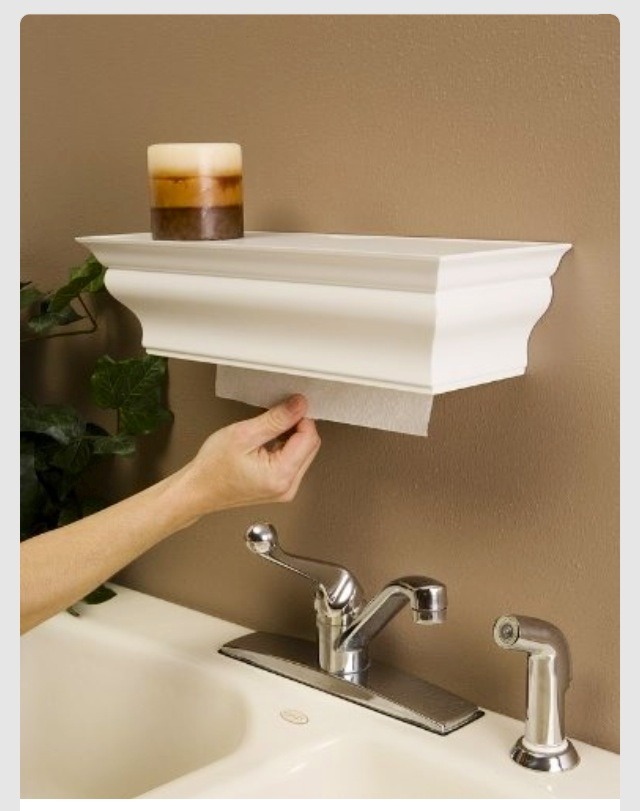 Crown Molding Paper Towel Holder Yes Ma'am! Trusper