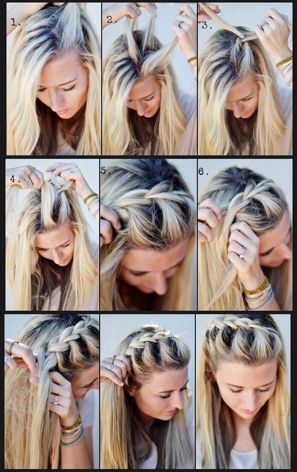 Easy Side Face Framing French Braid Very Cute Trusper
