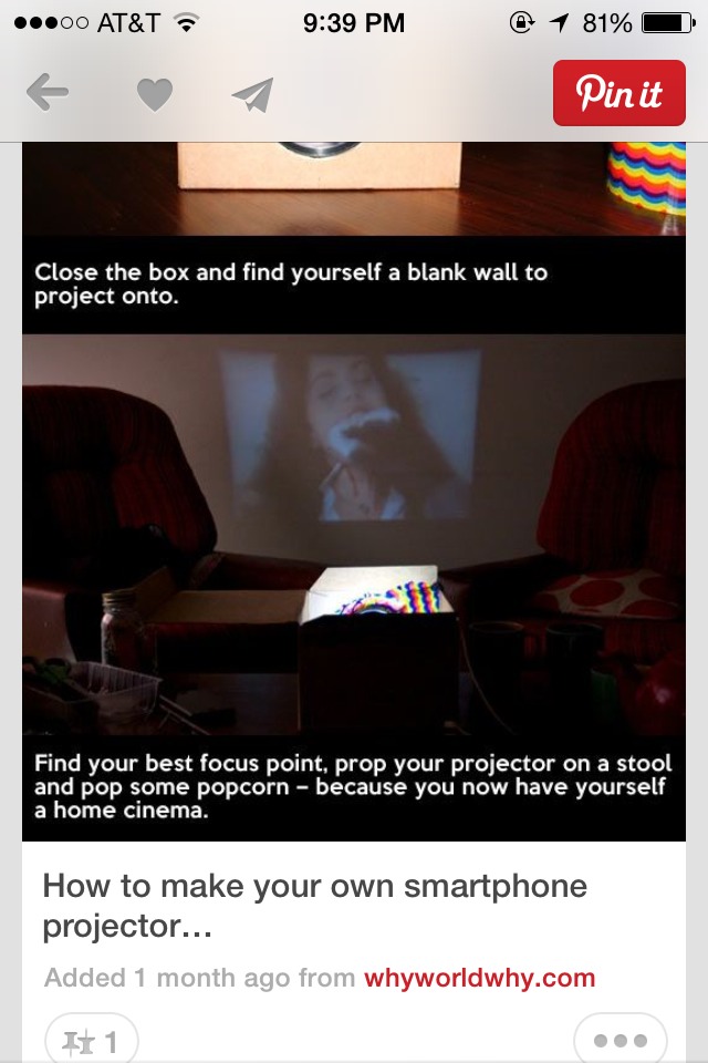 Make Your Own Iphone Projector Trusper