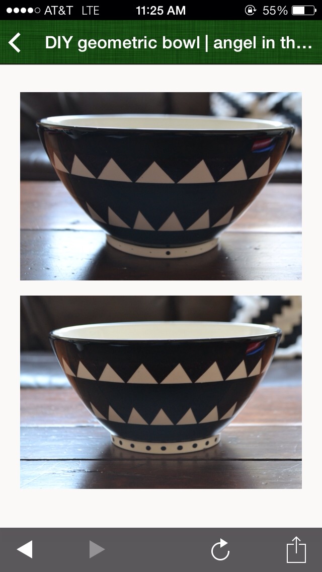DIY Geometric Bowl Trusper