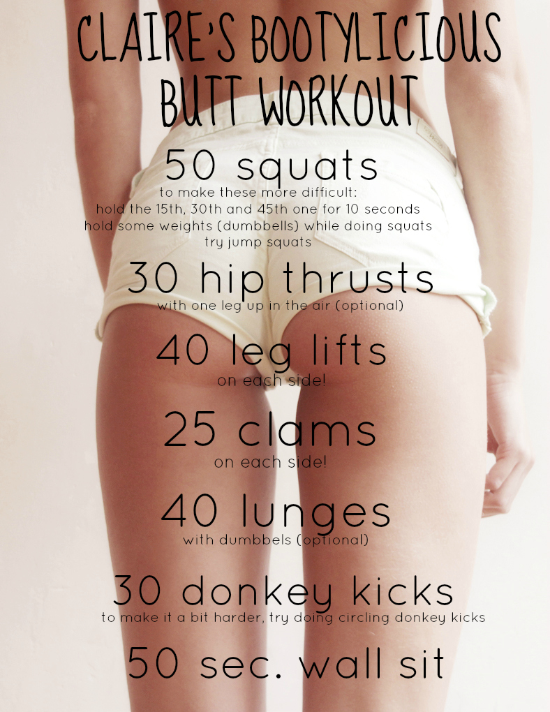 How To Work Out Butt 73