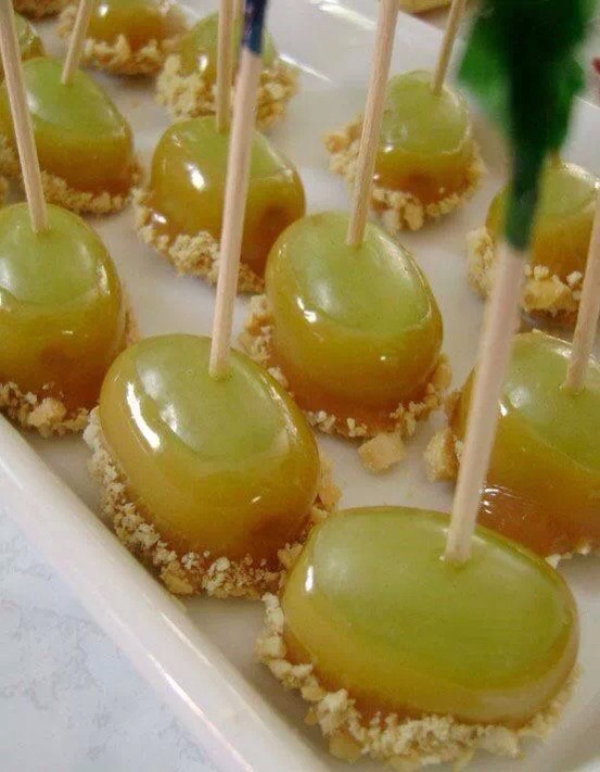 Caramel Covered Grapes Trusper