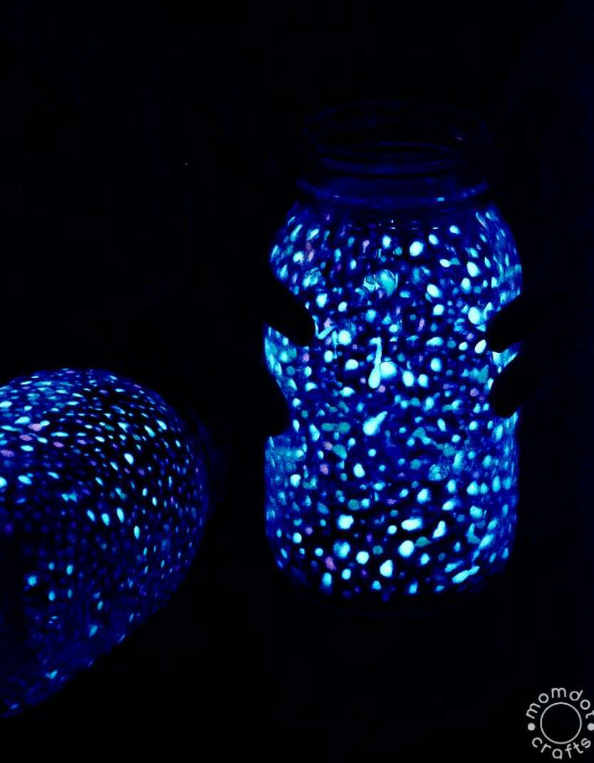 DIY Glow In The Dark Galaxy Jar! Trusper