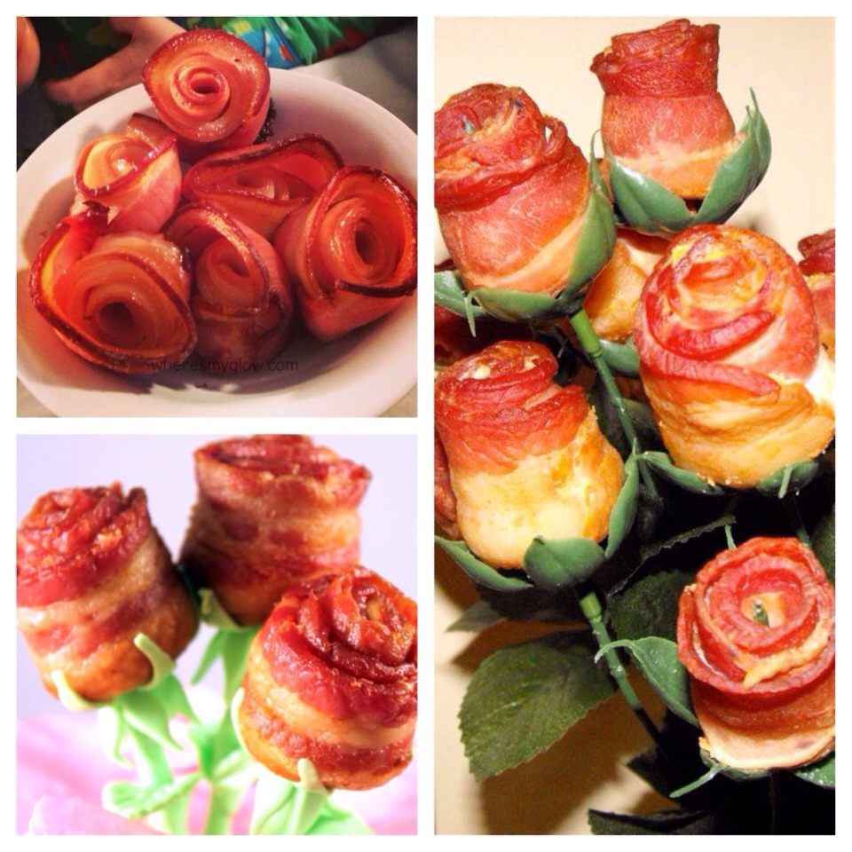 Bouquet Of Bacon Roses Trusper