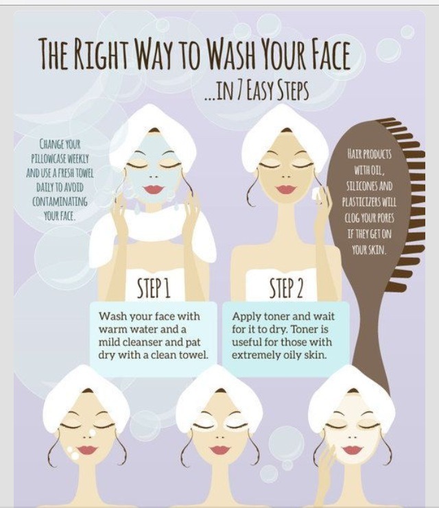 7 Steps To Washing Your Face The Right Way Trusper
