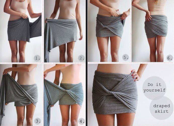 Scarf Into Skirt Trusper