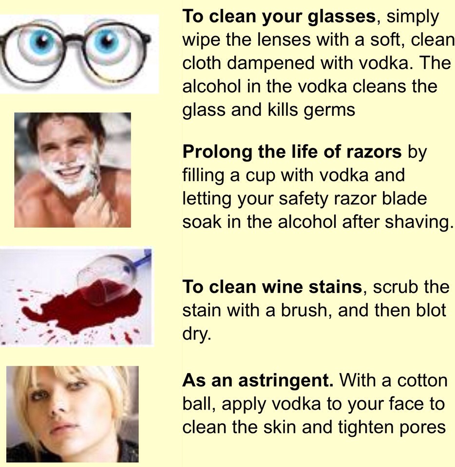The Many Uses For Vodka... Other Than Drinking It Trusper