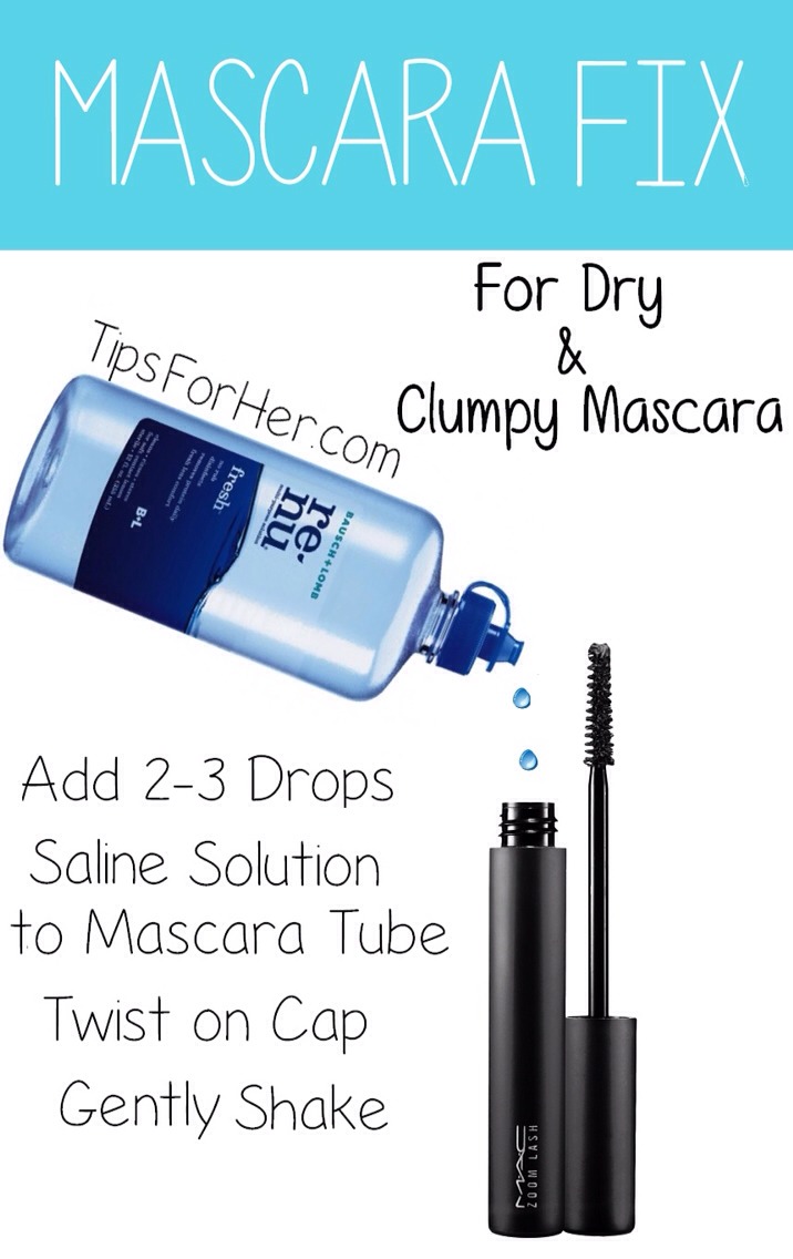 Mascara Fix!!! For Dry & Clumpy Mascara!!! Trusper