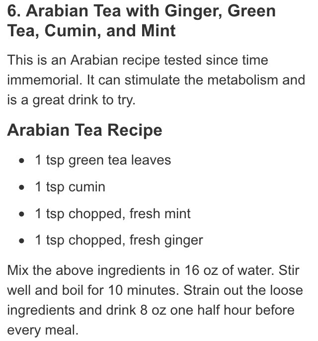 Recipe for losing weight fast