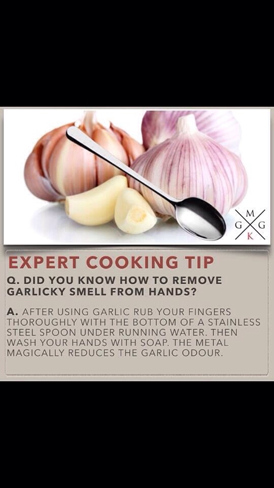 Easily Remove Garlic & Onion Smell From Your Hands👐 Trusper