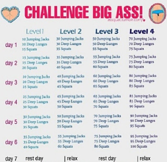 Get A Toner Juicer Booty with this one month Workout Plan Trusper